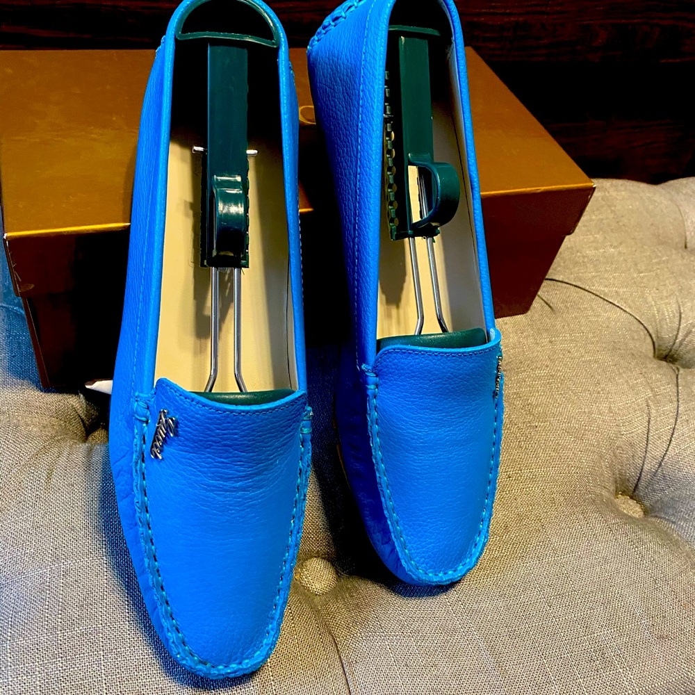 Aqua Blue Gucci Loafers